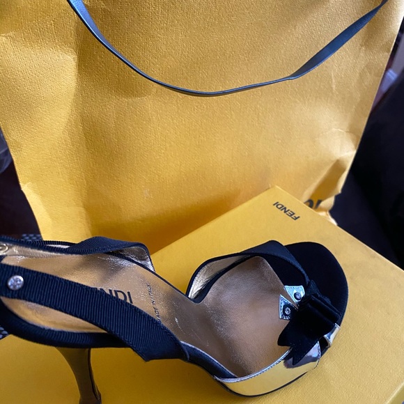 Fendi sling back sandal - Picture 3 of 6